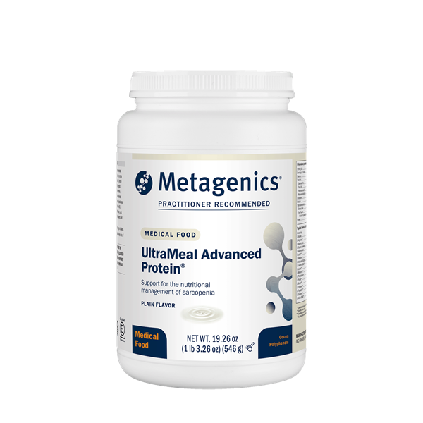 ultrameal advanced protein plain metagenics