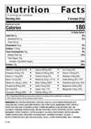 essential nutrition shake chocolate (metagenics) nutrition facts