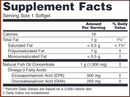 ultra omega-3 (now foods) supplement facts