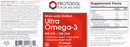 ultra omega-3 (protocol for life balance) label