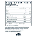 ultra pure fish oil 700 enteric vital nutrients supplement facts