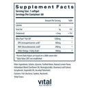ultra pure fish oil 700 vital nutrients supplement facts