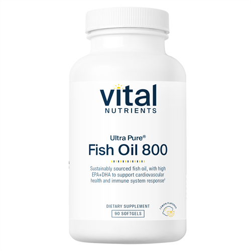 Ultra Pure Fish Oil 800 Lemon Vital Nutrients