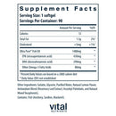 ultra pure fish oil 800 vital nutrients supplement facts