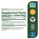 ultra c 400 mg (megafood) supplement facts