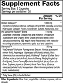 Ultra Collagen Booster supplement facts