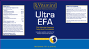 ultra efa for dogs & cats (rx vitamins for pets) label