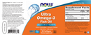 ultra omega-3 (now foods) label