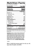 ultra protein bar peanut butter metagenics nutrition facts