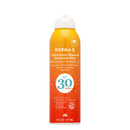 ultra sheer mineral body sunscreen mist spf 30 dermae