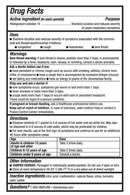 umcka coldcare hot lemon (nature's way) drug facts