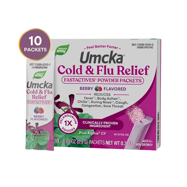 umcka fastactives cold & flu berry (nature's way)