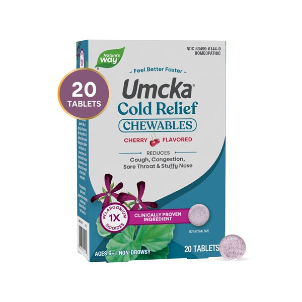 umcka coldcare cherry chewable nature's way