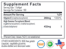 unique e tocopherols ac grace supplement facts