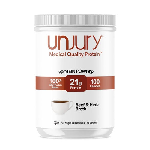 Unjury High Whey Protein Powder - Beef & Herb Savory Bariatric Fusion