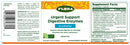 urgent support digestive enzymes flora label