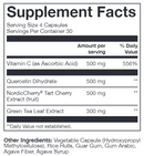 uric acid balance humann supplement facts