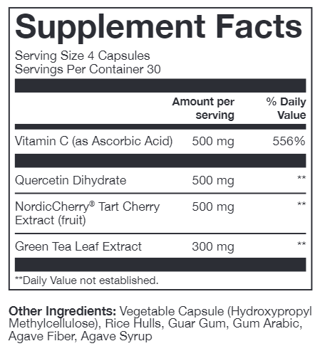 uric acid balance humann supplement facts