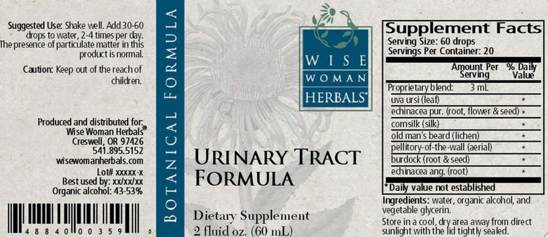 Urinary Tract Formula 2 oz Wise Woman Herbals products