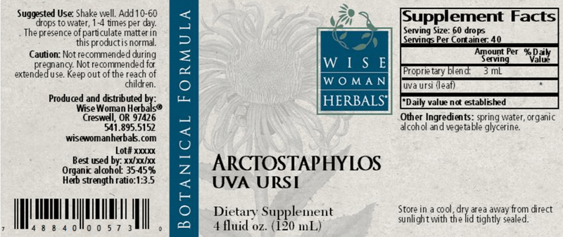 Uva Ursi 4oz Wise Woman Herbals products