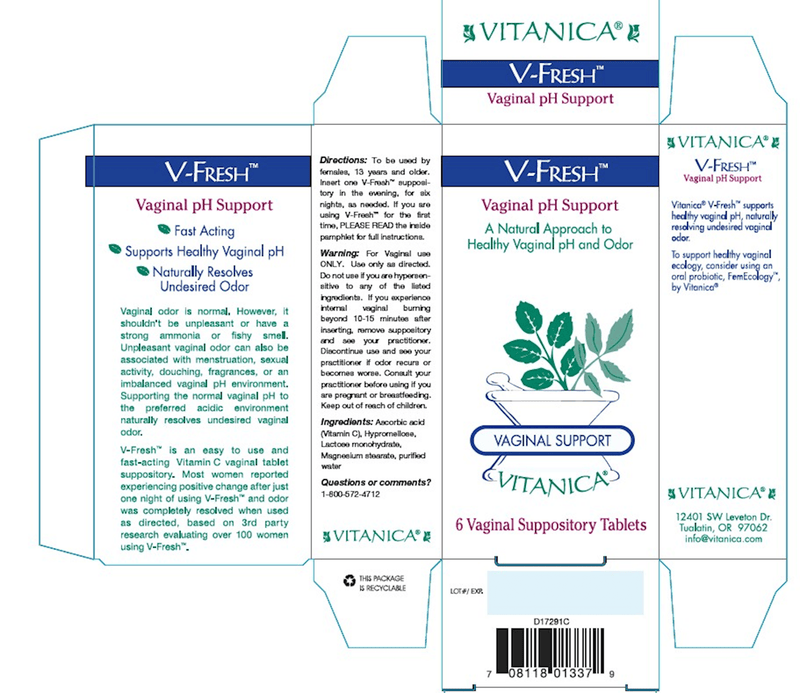 V-Fresh Suppositories Vitanica products