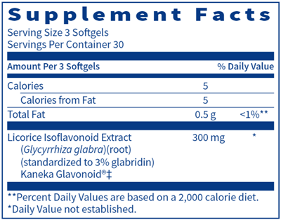 VFM-100 (Klaire Labs) Supplement Facts