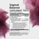 vaginal balance microbiome labs supplement facts