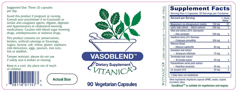 VasoBlend 90ct Vitanica products