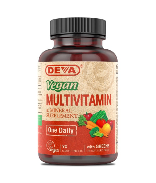 vegan multivitamin one daily deva nutrition