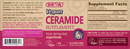 vegan ceramide supplement deva nutrition label