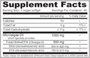 vegan omega 3 dha-epa 500 mg deva nutrition supplement facts