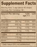 vegan ionic trace mineral drops deva nutrition supplement facts