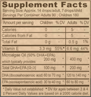 vegan omega 3 dha-epa liquid lemon deva nutrition supplement facts