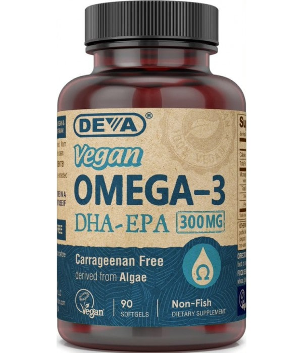 Vegan Omega-3 DHA-EPA 300 mg (Deva Nutrition LLC)