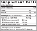 vegan omega 3 complex (new chapter) supplement facts