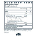 vegan omega spm+ vital nutrients supplement facts