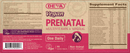 vegan prenatal multivitamin deva nutrition label