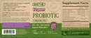 vegan probiotic with prebiotics and postbiotics deva nutrition label