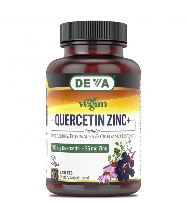 Vegan Quercetin Zinc+ (Deva Nutrition LLC)