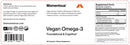vegan omega-3 momentous label