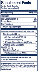 omega 3 gummies watermelon wiley's finest supplement facts