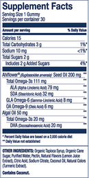 vegan omega 3 kids lemonade wiley's finest supplement facts