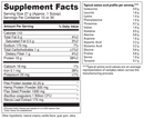 vegan protein davinci labs supplement facts