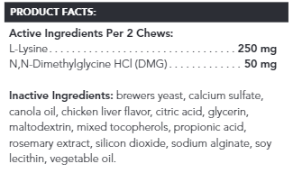 Vetri-Lysine Plus Chicken Liver Vetri-Science product facts