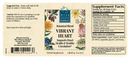 vibrant heart | hawthorn & linden tonic wise woman herbals label