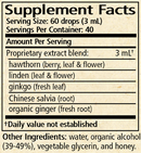 vibrant heart | hawthorn & linden tonic wise woman herbals supplement facts