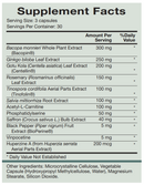 vibrant mind natura health products supplement facts