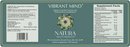 vibrant mind natura health products label