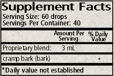 viburnum cramp bark supplement facts