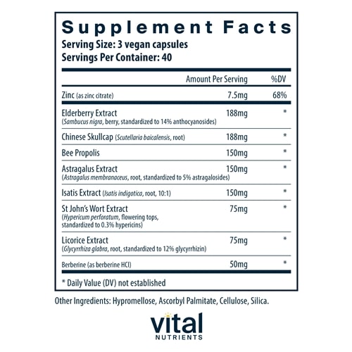 ViraCon 120ct Vital Nutrients supplements